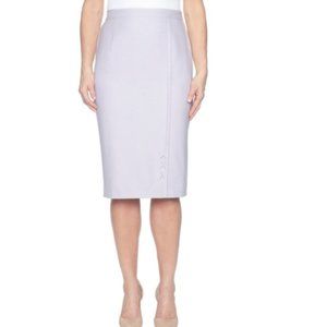 Womens Alfred Dunner Roman Holiday Straight Skirt LILAC Size 14 16 20 NWT